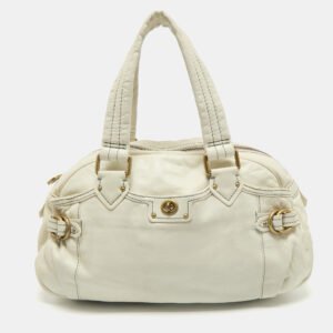 marc by marc jacobs off white leather totally benny satchel