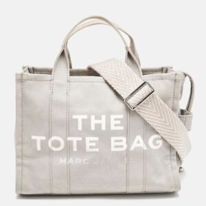 Marc Jacobs Grey Canvas Medium The Tote Bag