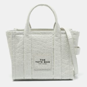 Marc Jacobs Mint Green Alligator Embossed Leather Small The Tote Bag