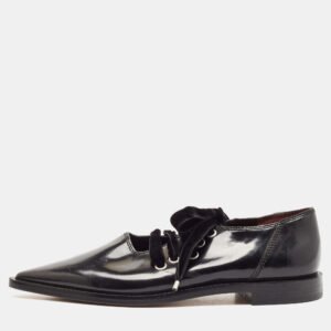 marc jacobs black patent leather derby size 36.5