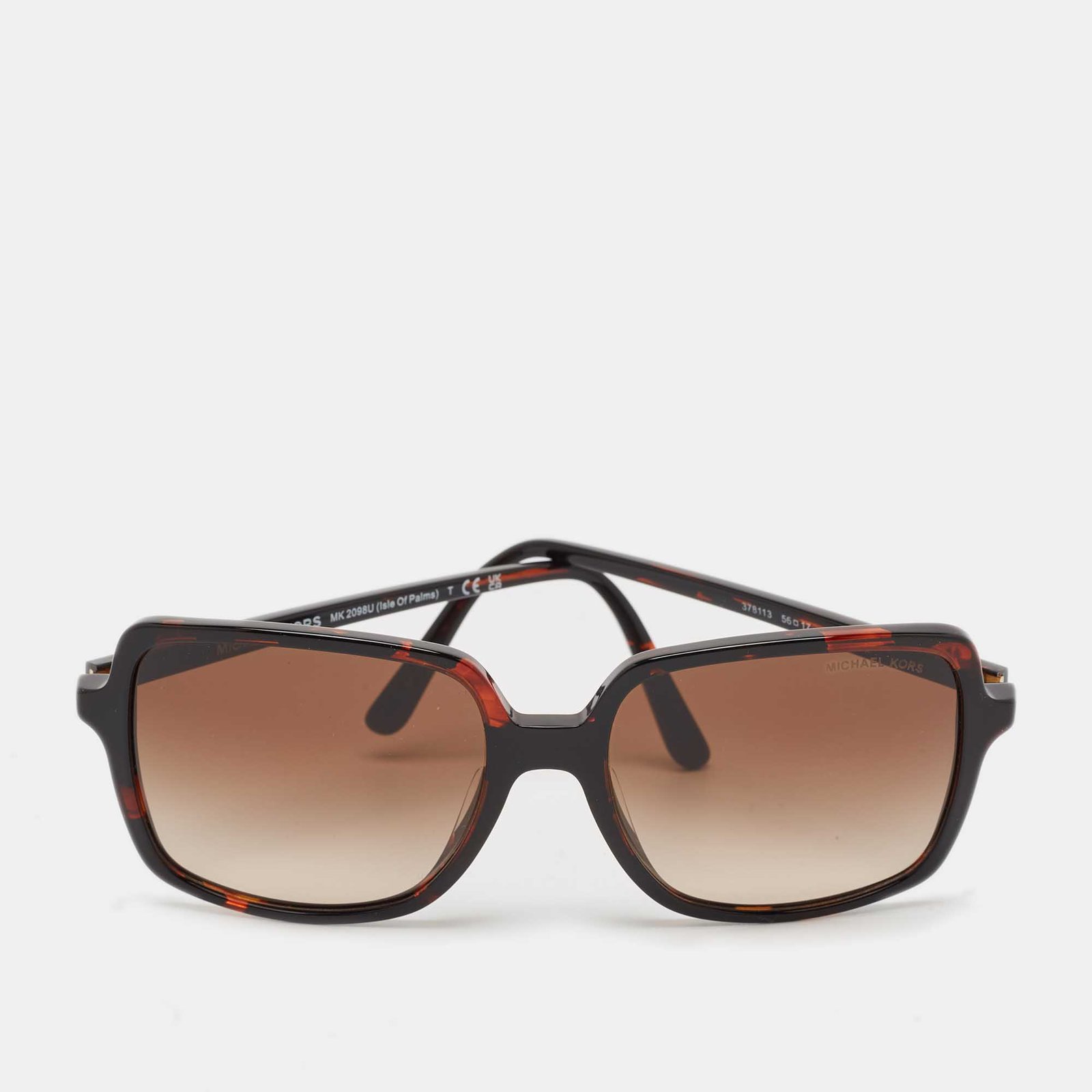Michael Kors Brown Gradient 378113 Isle of Palms Square Sunglasses