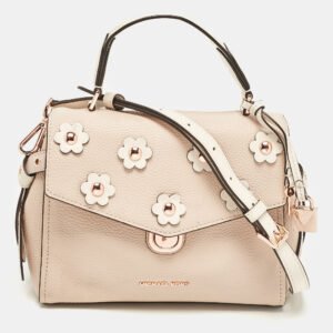 Michael Kors Tricolor Leather Small Embellished Bristol Top Handle Bag