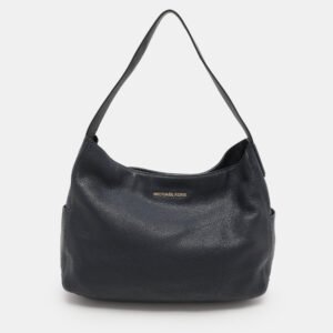 luxury-women-michael-kors-used-handbags-p1112837-001 Michael Kors Navy Blue Leather Ashbury Hobo