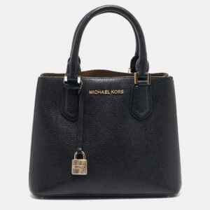 Michael Kors Black Leather Camille Tote