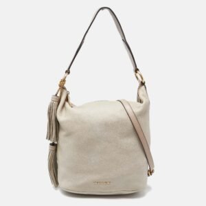 MICHAEL Michael Kors Beige Leather Hobo