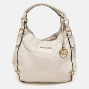 MICHAEL Michael Kors Off White Leather Bedford Hobo
