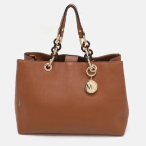 MICHAEL Michael Kors Brown Leather Large Cynthia Tote