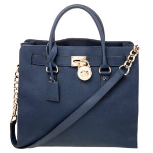 MICHAEL Michael Kors Blue Leather Hamilton Tote
