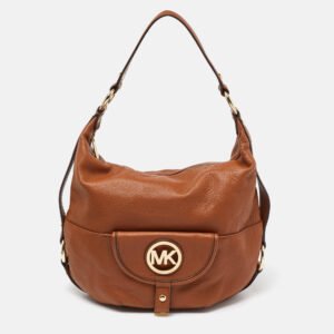 luxury-women-michael-michael-kors-used-handbags-p972140-012 MICHAEL Michael Kors Brown Leather Fulton Hobo