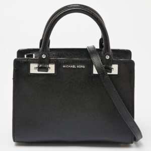 MICHAEL Michael Kors Black Leather Quinn Tote