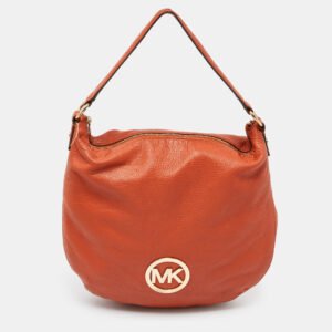 MICHAEL Michael Kors Orange Leather Hobo