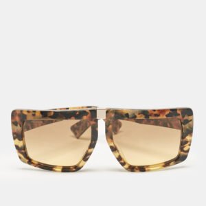 Miu Miu Havana/Brown Gradient SMU05O Rectangle Sunglasses