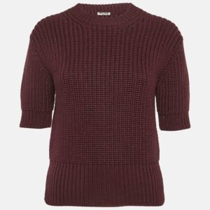 luxury-women-miu-miu-used-clothes-p1149168-001.jpg miu miu burgundy rib knit crewneck sweater s