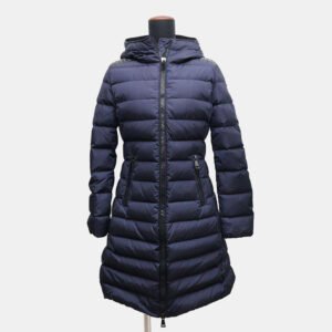 Moncler Navy Blue Nylon Talev Giubbotto Down Coat