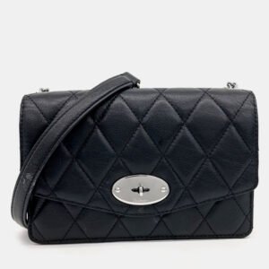 Mulberry Black Leather Small Dali Crossbody Bag