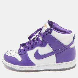 Nike Multicolor Leather Dunk High High Top Sneakers Size 38.5