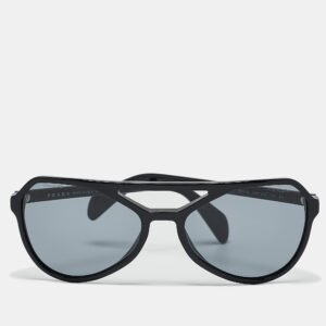Prada Black/Grey SPR22R Aviator Sunglasses