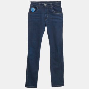 Prada Navy Blue Denim Skinny Jeans S Waist 25"
