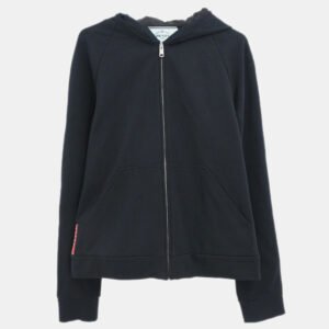 luxury-women-prada-used-clothes-p1168706-014 Prada Sport Zip Up Black Sweatshirt Women Size M