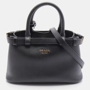 Prada Black Leather Handbag