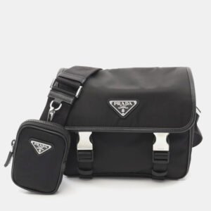 Prada Black Re-Nylon Tessuto Shoulder Bag