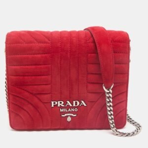 luxury-women-prada-used-handbags-p1156065-005.jpg prada red velvet diagramme flap shoulder bag