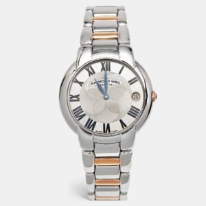 Raymond Weil Silver Dial Two-Tone Stainless Steel Jasmine 5235-S5-01659 Women's Wristwatch 35 mm