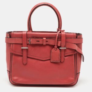 Reed Krakoff Red Leather Medium Boxer Tote
