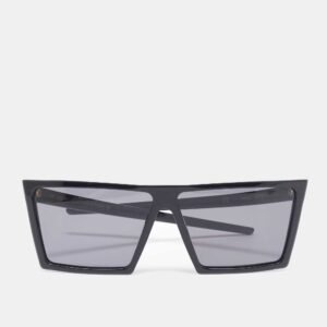 By RetroSuperFuture Black Rectangle Tinted Sunglasses