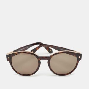 Roberto Cavalli Tortoise Brown RC956S Round Sunglasses