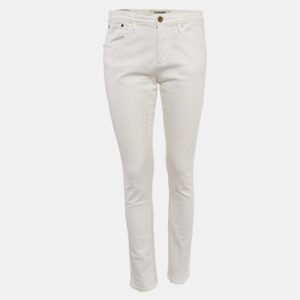 Roberto Cavalli White Denim Skinny Jeans M Waist 30"