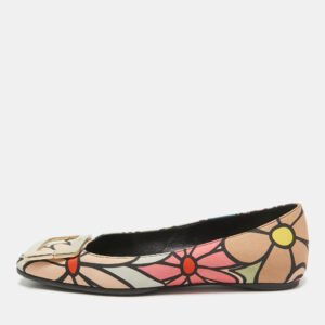 Roger Vivier Multicolor Canvas Ballet Flats Size 35.5