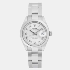Rolex Silver Stainless Steel Datejust 279160 Automatic Women's Wristwatch 28 mm