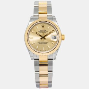 Rolex Datejust 278273 Automatic Champagne 18k Yellow Gold Stainless Steel Women's Wristwatch 31 mm