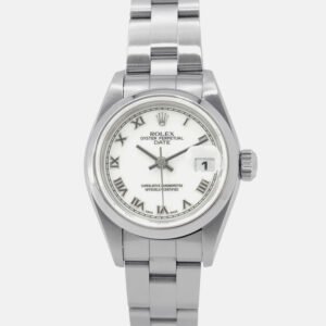 Rolex Oyster Perpetual 79160 Automatic White Stainless Steel Women's Wristwatch 26 mm