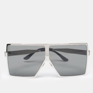Saint Laurent Silver Tone/Grey SL182 Betty Shield Sunglasses