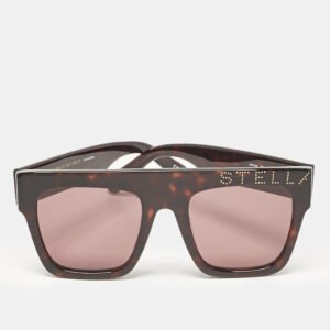 Stella McCartney Havana Brown SC0170S Square Sunglasses