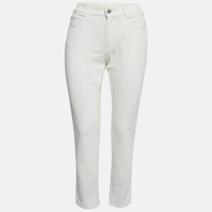 Stella McCartney White Hem Printed Denim Jeans M Waist 28"