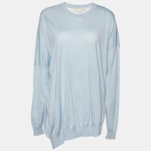 Stella McCartney Light Blue Wool & Silk Jumper M