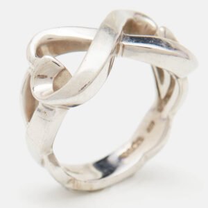 Tiffany & Co.Paloma Picasso Heart Sterling Silver Ring  Size 52