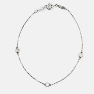 Tiffany & Co. Diamonds by the Yard Silver 925 Station Bracelet