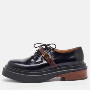 Tod's Black Leather Lace Up Derby Size 40