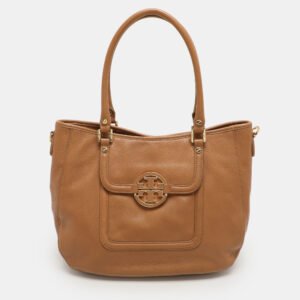 Tory Burch Beige Leather Amanda Tote