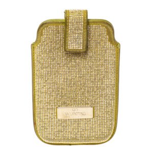 Valentino Apple Green Suede Embellished iPhone 5/5S/SE Case