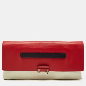 Valentino Multicolor Leather Mime Clutch
