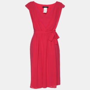 Weekend Max Mara Pink Crepe Midi Dress S