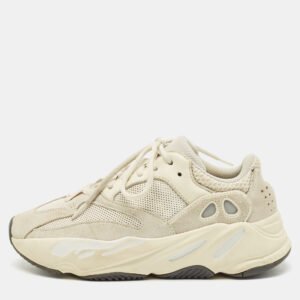 yeezy x adidas cream suede and mesh boost 700 analog sneakers size 38 2/3