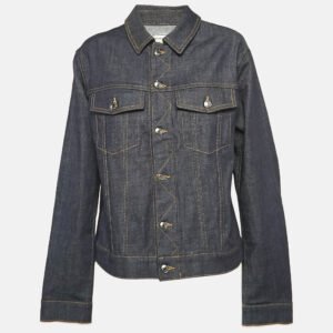 Zadig & Voltaire Blue Denim Button Front Jacket XL