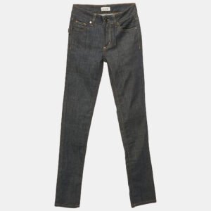 Zadig & Voltaire Navy Blue Denim Eva Brut Jeans S Waist 24"