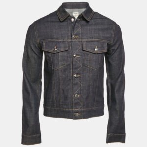 Zadig & Voltaire Blue Denim Button Front Base Brut Jacket XS